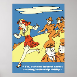Poster Habilidade de Liderança Incrível, Humor do Exércit
