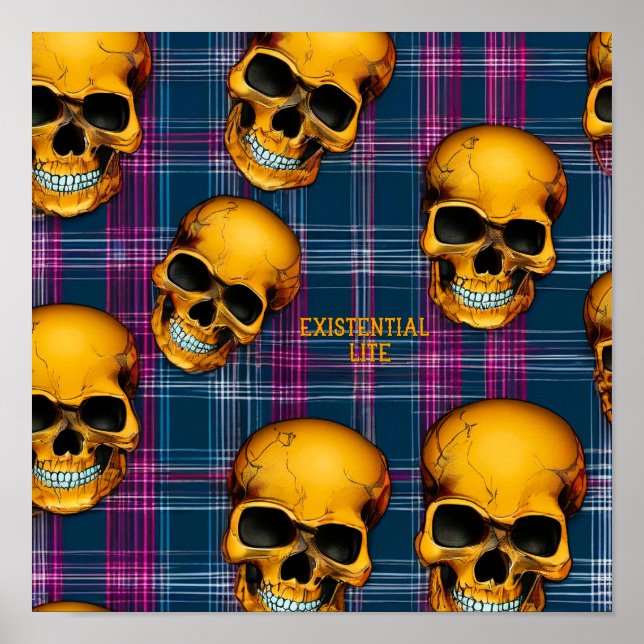 Poster Habilidades LITE EXISTENCIAIS No Tartan 1a (Frente)