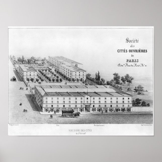 Pôster Habitação dos trabalhadores (Frente)