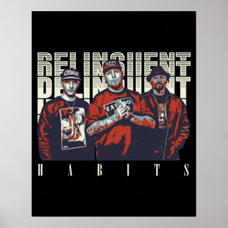 Poster Hábitos Delinquentes, Hábitos Delinquentes