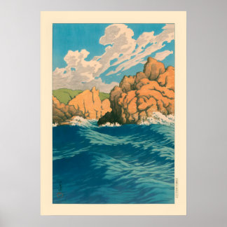 Poster Hachinohe Igual por Kawase Hasui
