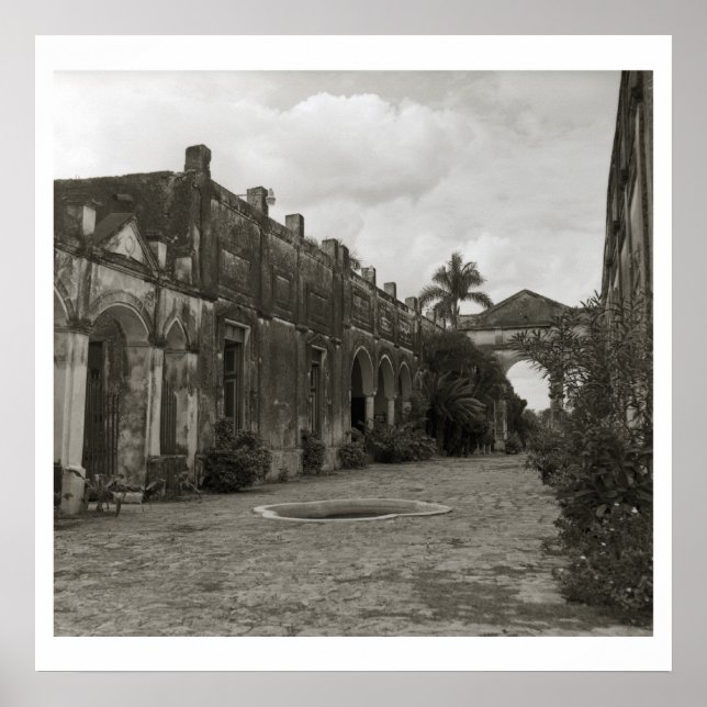 Pôster Hacienda Yaxcopoil, Merida, Yucatan, México (Frente)