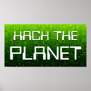 Poster hack the planet