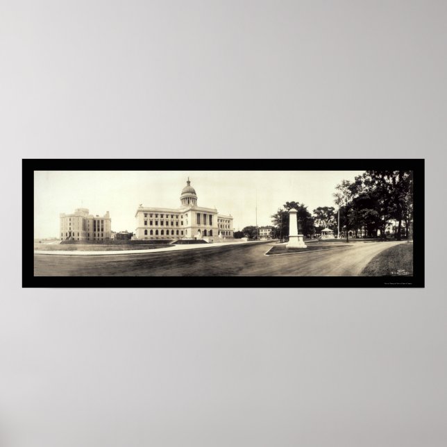 Pôster Hackensack, Foto do Tribunal NJ 1913 (Frente)