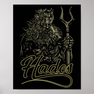 Poster Hades, Deus Grego - Hero Costume Treinando Deus da