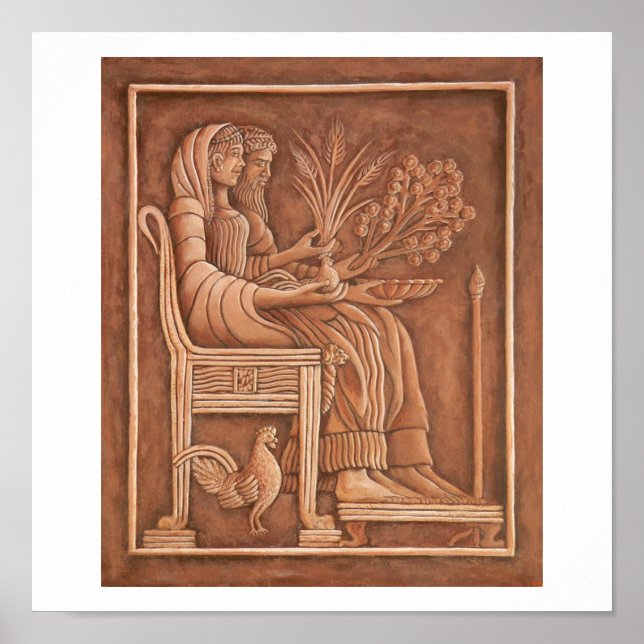 Pôster Hades e Perséfone (Frente)