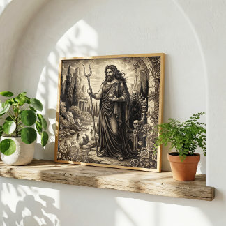 Poster Hades Mitologia Grega