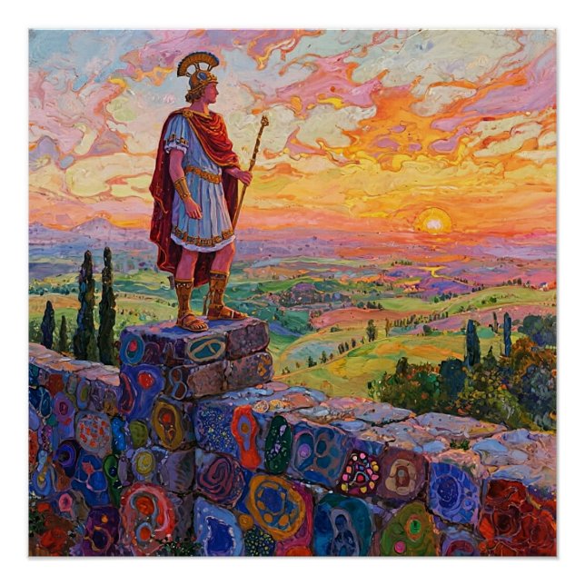 Pôster Hadrian surveys his empire (Frente)