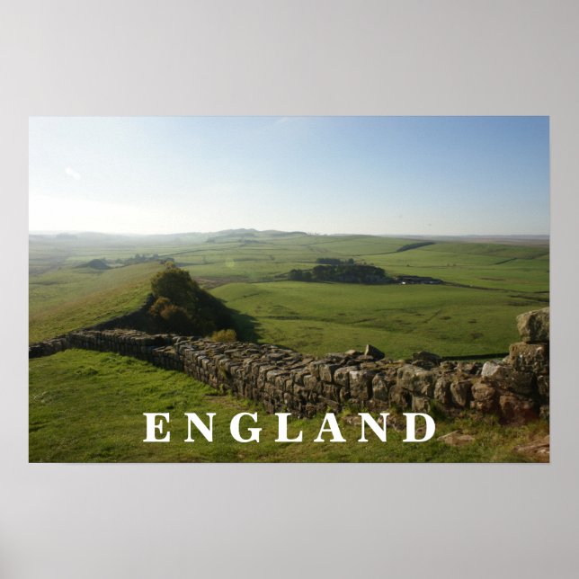 Poster Hadrians Wall Inglaterra (Frente)