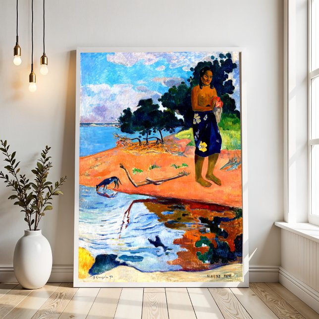 Poster Haere Pape (1892) por Paul Gauguin (Criador carregado)