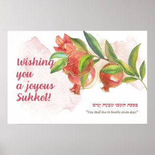 Poster Hag Sukkot Sameach - Cota Torah