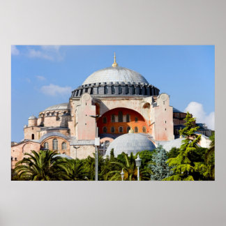Pôster Hagia Sophia em Istambul