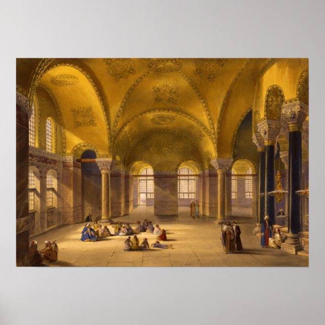 Poster Hagia Sophia interior (Frente)