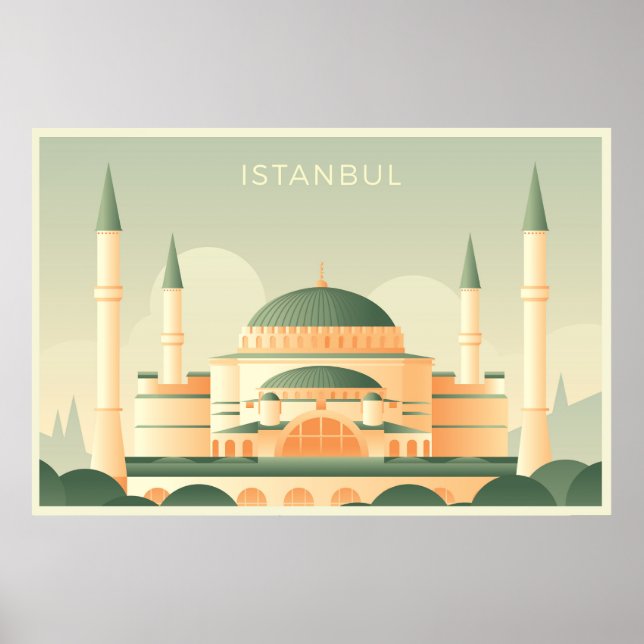 Poster Hagia Sophia Turquia (Frente)