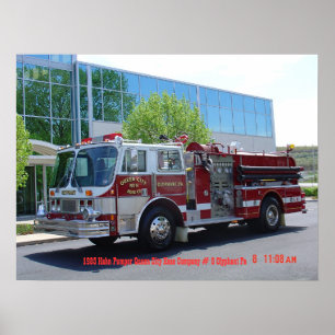 Pôster Hahn Firecaminhão 1985