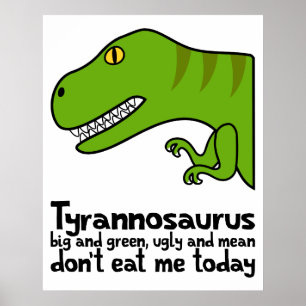 Poster Haicais de T-Rex