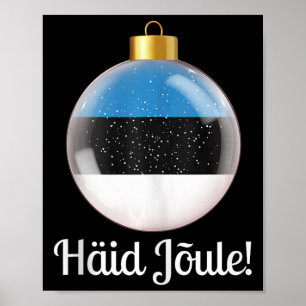 Poster Haid Joule Merry Christmas Häid Jõule