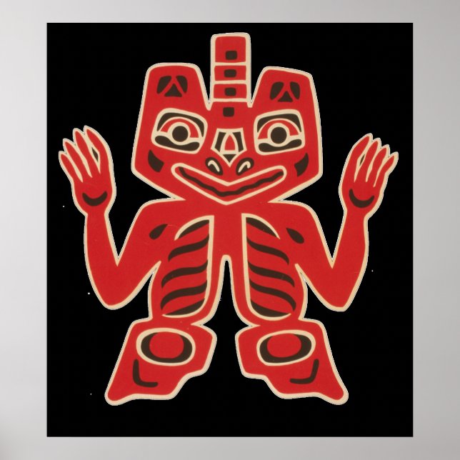 Pôster Haida Blanket Design (Frente)