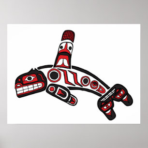 Poster Haida Orca