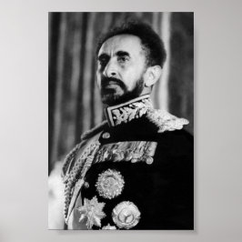Poster Haile Selassie HIM Jah Rastafari Rasta Reggae Root
