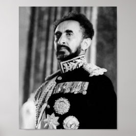 Poster Haile Selassie Lion Rasta Solomon Jah Rastafari
