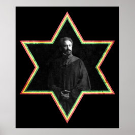 Poster Haile Selassie Star de David