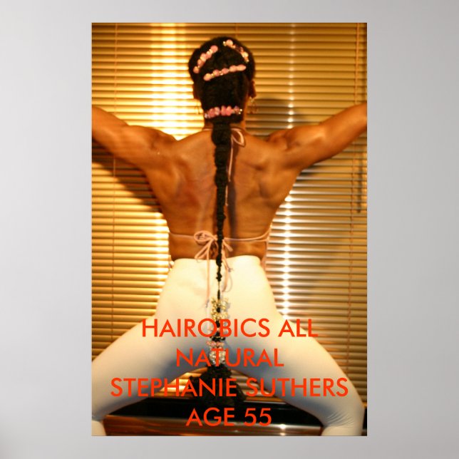 PÔSTER HAIROBICAS TODOS OS NATURAIS (Frente)