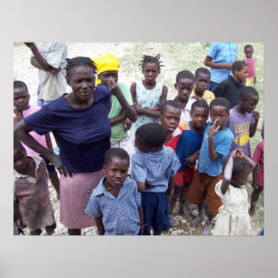 Poster Haiti enfrenta da fome