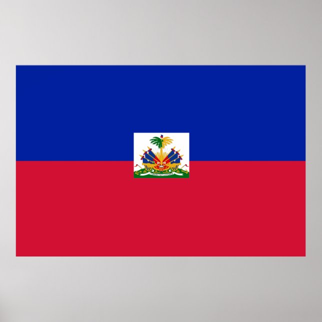 Poster Haiti flag  (Frente)