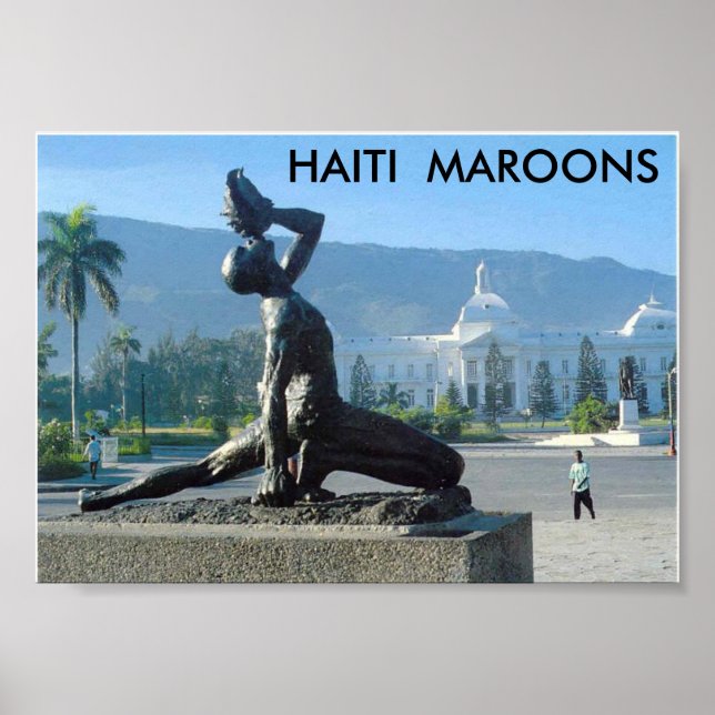 PÔSTER HAITI MAROONS (Frente)
