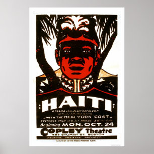 Poster Haiti Napoleon preto WPA 1938