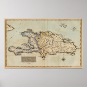Poster Haiti ou santo Domingo