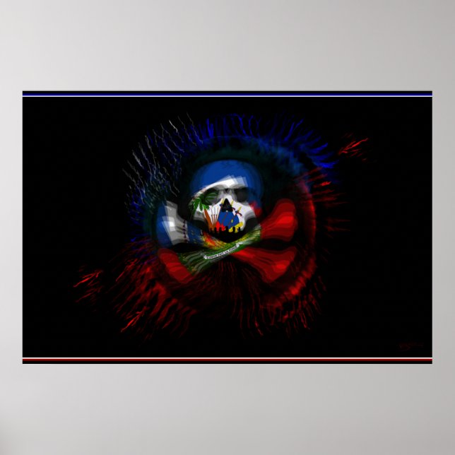 Poster Haitian War Flag (Frente)