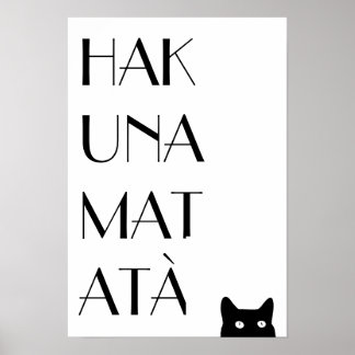 Pôster Hakuna Matata