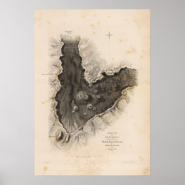 Pôster Haleakala, Havaí (Frente)