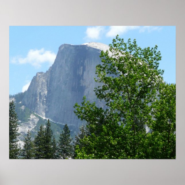 Pôster Half Dome no Verão do Parque Nacional de Yosemite (Frente)