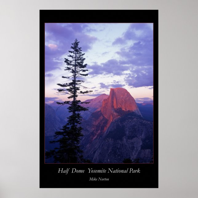 Poster Half Dome Yosemite National Park (Frente)
