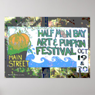 Poster Half Moon Bay Art & Pumpkin Festival II