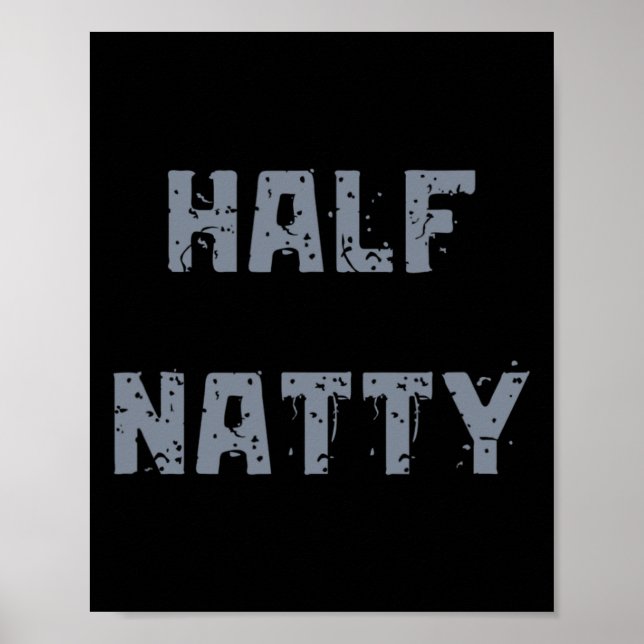 Poster Half Natty Bodybuilding Steroid (Frente)