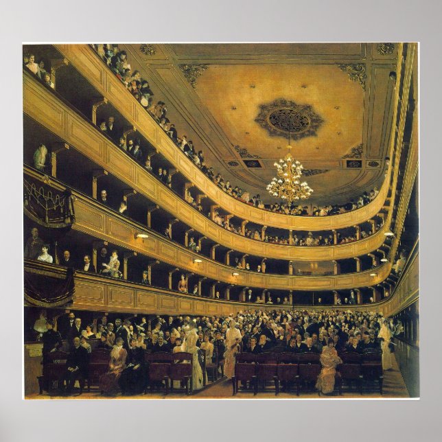 Poster Hall by Gustav Klimt (Frente)