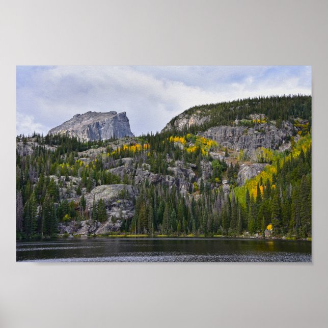 Poster Hallett Peak, Rocky Mountain National Park, CO (Frente)