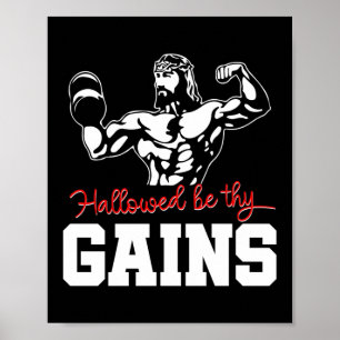 Poster Hallow Be Thains Ganha Jesus Workout