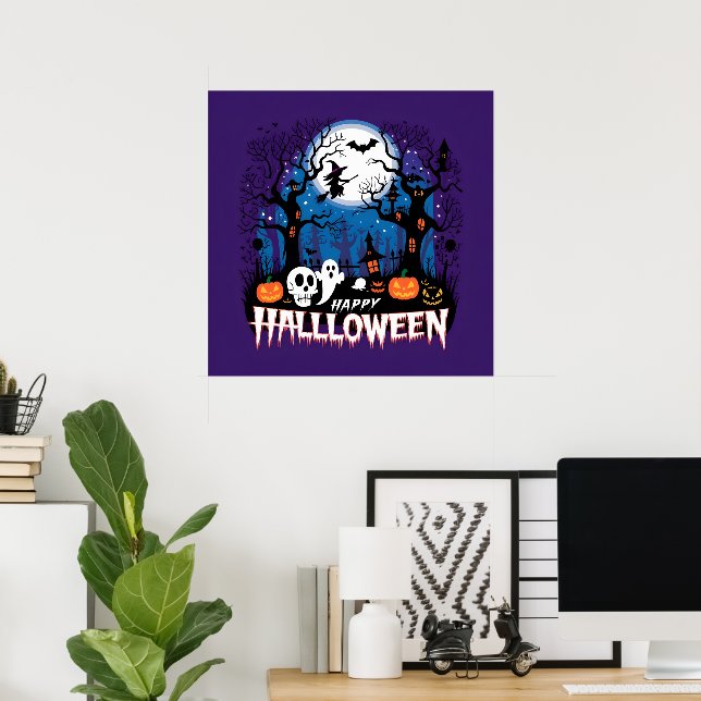 Poster Halloween (Escritório em casa)