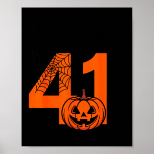 Poster Halloween 41 Quarenta e Um Quatro Meme Gíria Anive