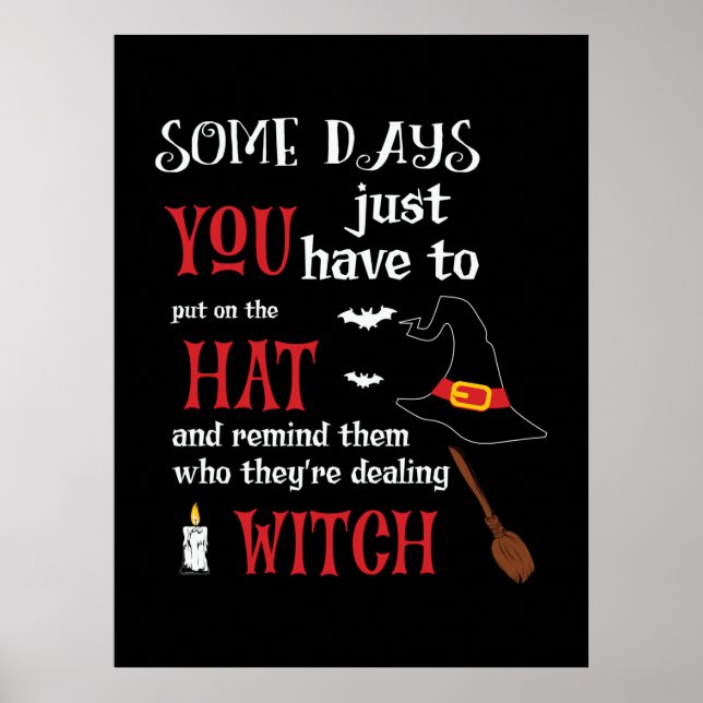 Poster Halloween Alguns Dias Você Tem Que Aniversário (Frente)