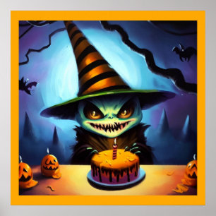 Poster Halloween - Aniversário 1