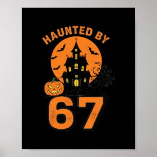 Poster Halloween Assombrado 67 Seis Sete Meme 1 (1)