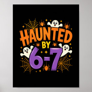 Poster Halloween Assombrado 67 Seis Sete Meme 1 (3)