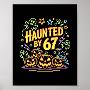 Poster Halloween Assombrado 67 Seis Sete Meme 1 (6)