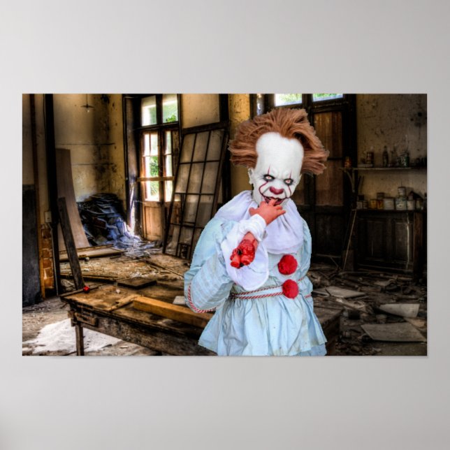 Poster Halloween assustador. (Frente)
